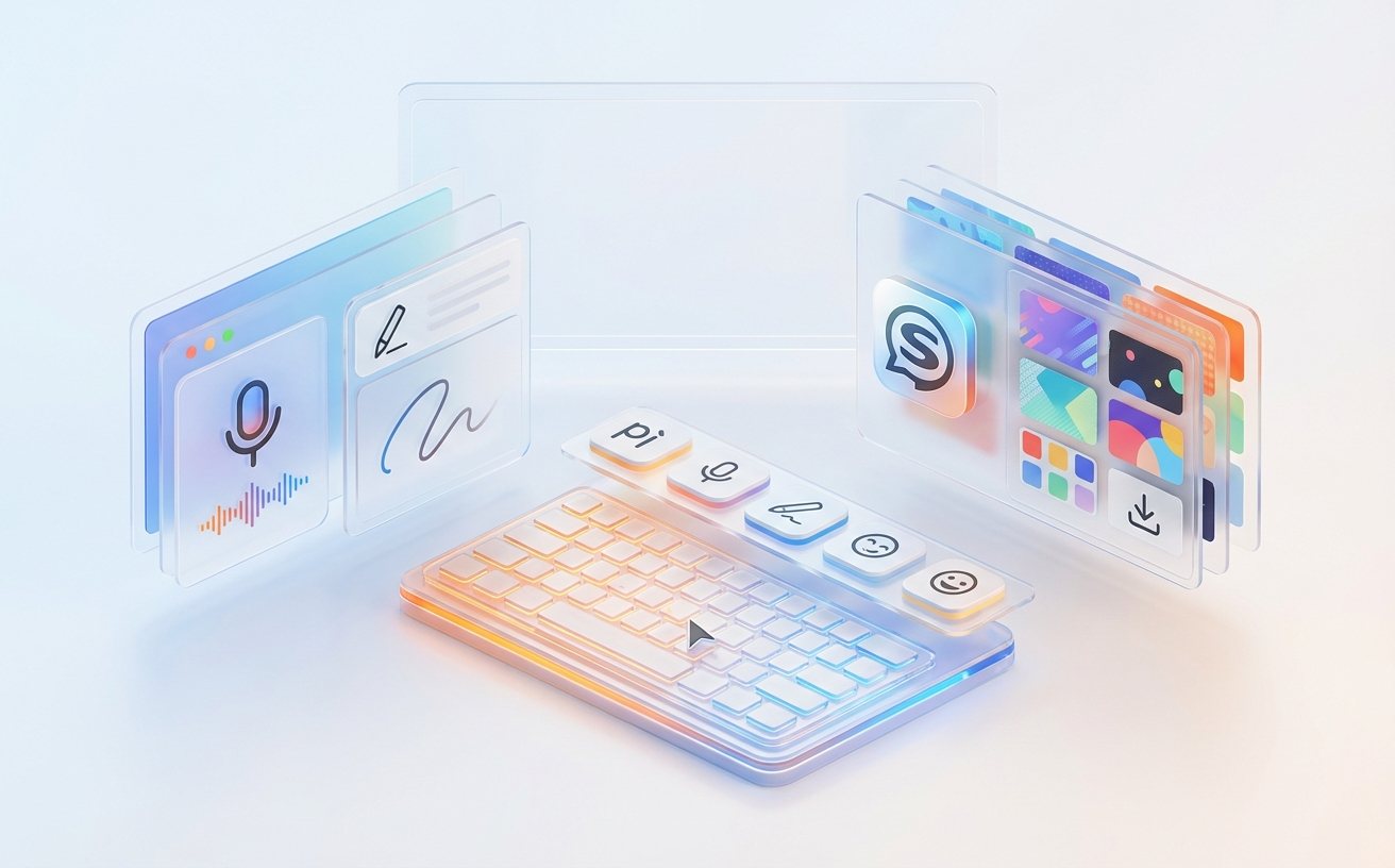 搜狗输入法简约深色皮肤主题