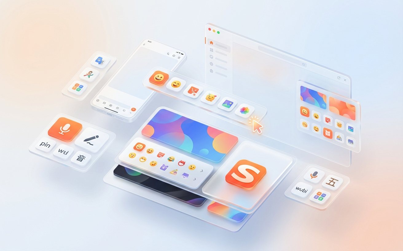 搜狗输入法贴纸风格皮肤